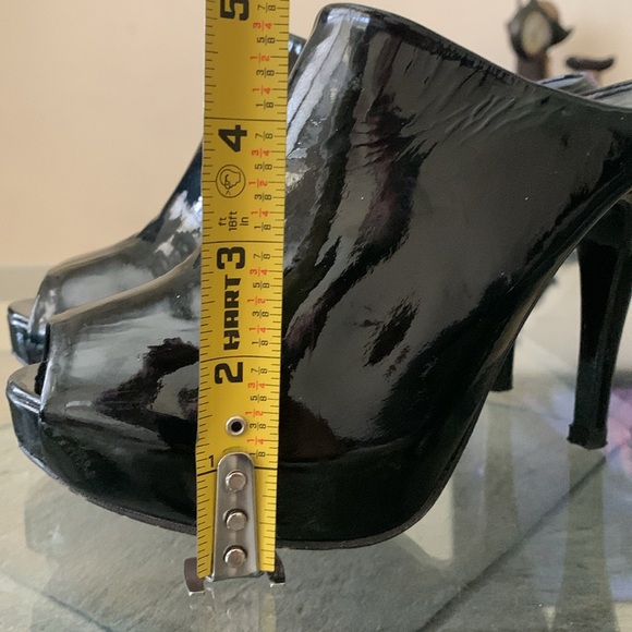 STUART WEITZMAN Patent Leather High Heel Mule Booti - Picture 8 of 14